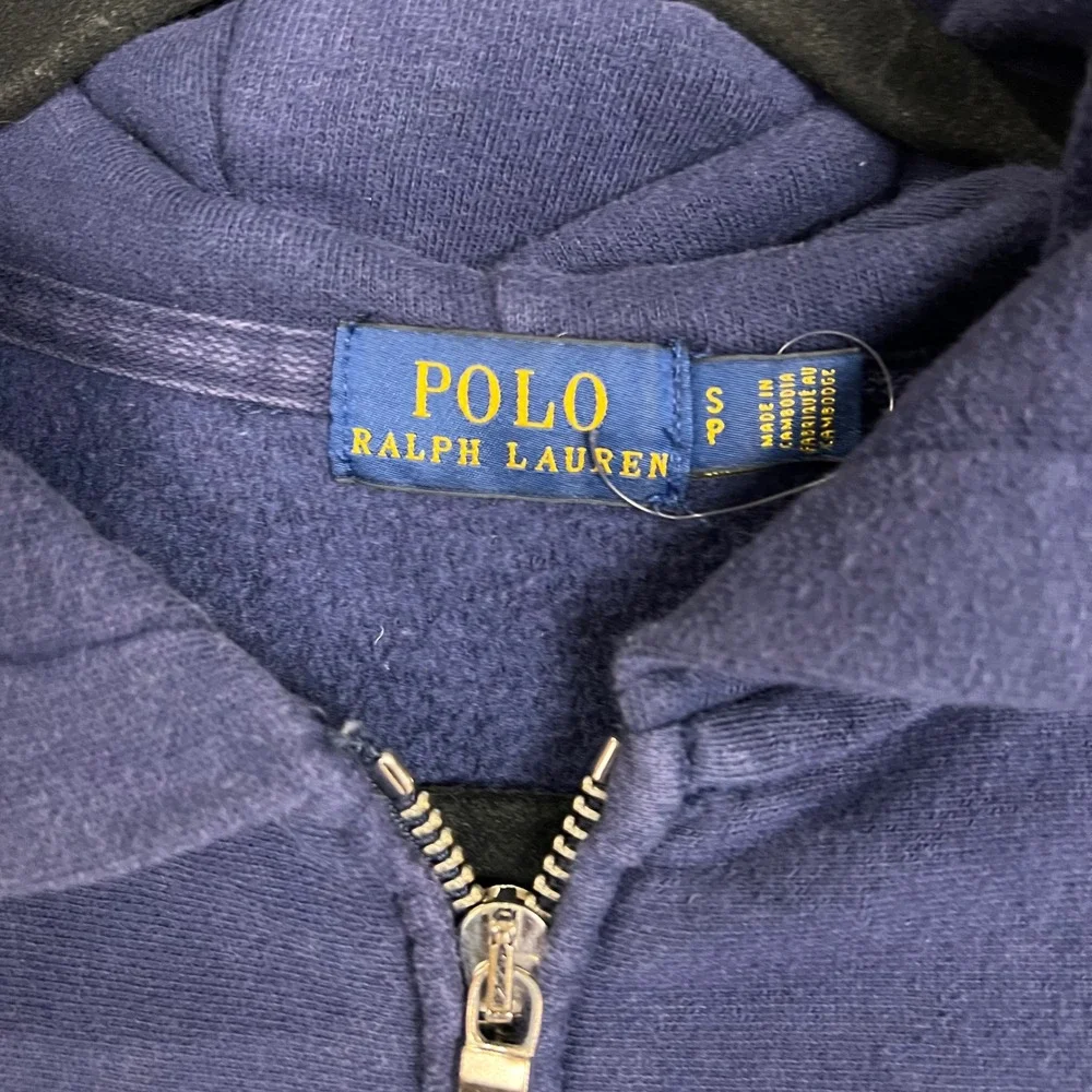 Polo Ralph Lauren Full Zip Hoodie women Small Navy Blue  Pony Logo